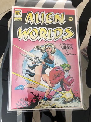 Alien Worlds 2 comic like new with Dave Stevens cover and story