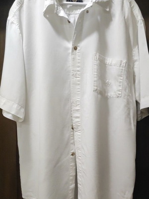 Joop! men's short sleeve shirt like new, white, XL