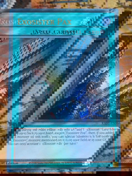 1) Exosister Pax (Ultra Rare, Yugioh)