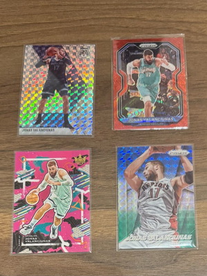 Panini NBA Jonas Valanciunas lot 4 cards like new