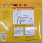 Cable manager like new cable management accessory set