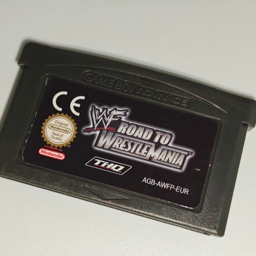 Nintendo GBA WWF Road To Wrestle Mania cartridge like new