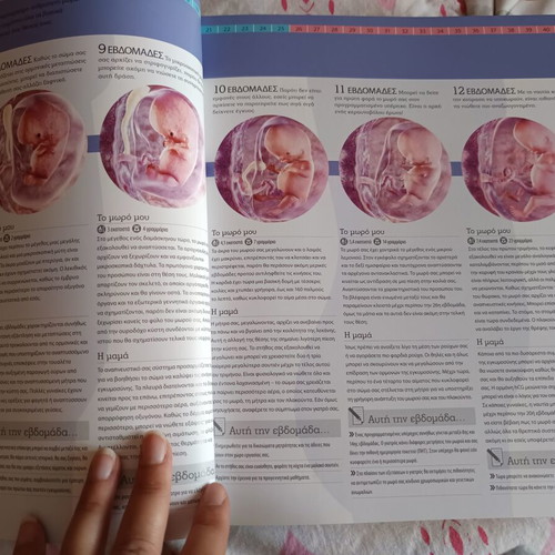 Pregnancy encyclopedia book like new, Greek language