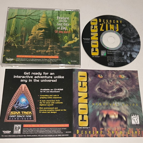 Congo The Movie PC game used, adventure