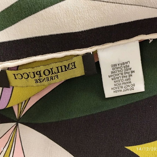 Emilio Pucci silk scarf multicolor like new vintage