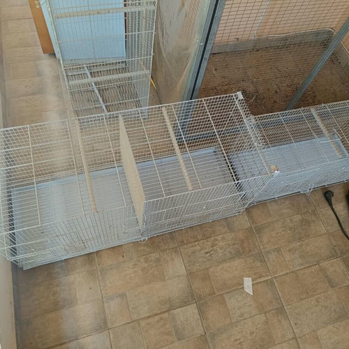 Bird breeding cages, 2 pcs 90x34x43 cm, 1 pc 60x34x33 cm