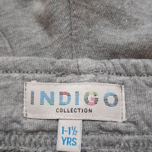 Indigo Marks & Spencer baby shorts like new, size 1-1.5 years, grey