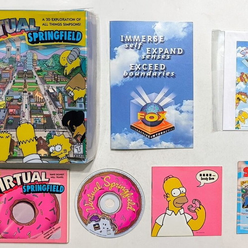 The Simpsons Virtual Springfield PC παιχνίδι μεταχειρισμένο, adventure