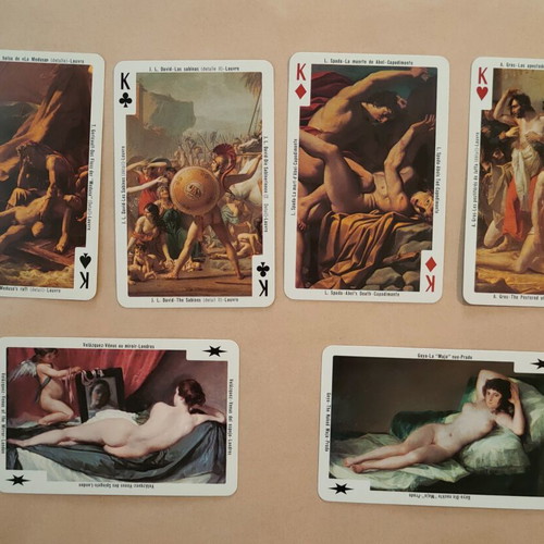 Playing Cards The Nude in Art Fournier like new