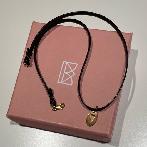 Prinkipo gold choker with heart like new