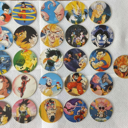 Dragonball Z tags used, pack of 61