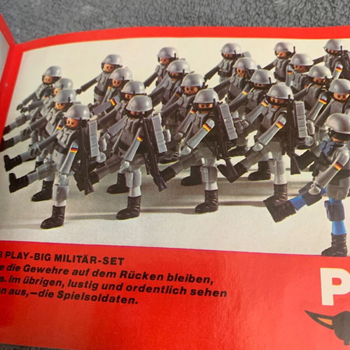 Play-Big vintage toy catalog from 70s, used, miniatures