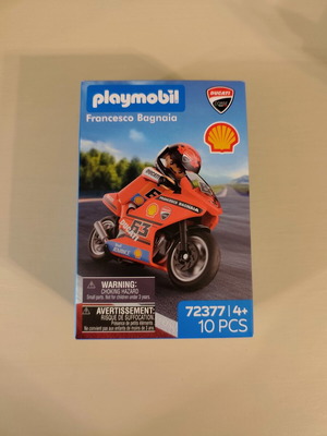 Playmobil Francesco Bagnaia Ducati Shell περιορισμένης έκδοσης