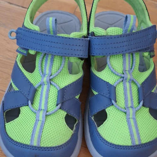 Techsun Wave children's sandals Columbia used, size 34, blue and green
