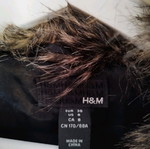 Αμάνικο γούνινο γιλέκο H&M σαν καινούργιο, καφέ μπεζ, μέγεθος 38
