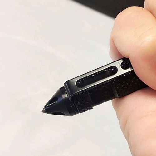 Tactical Pen new, stainless steel, glass breaker, 15cm