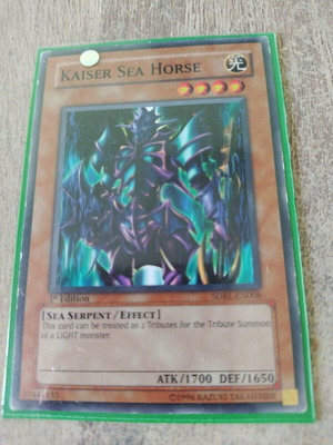 Kaiser Sea Horse Kaiba Deck Yugioh Yu-Gi-Oh σαν καινούργιο