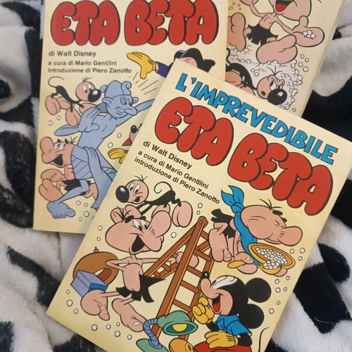 L' Imprevedibile Eta Beta comics used, 2 pieces, Italian
