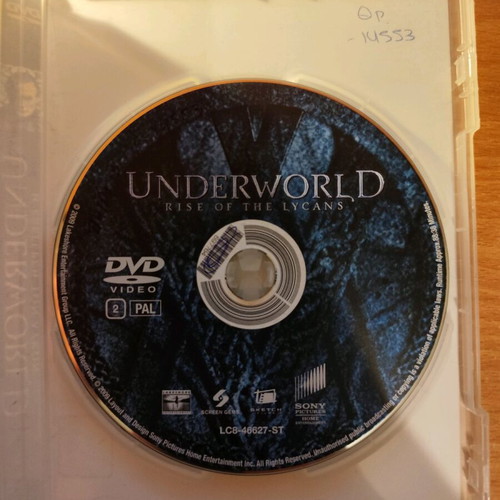 Underworld The Rise of Lycans DVD like new with subtitles