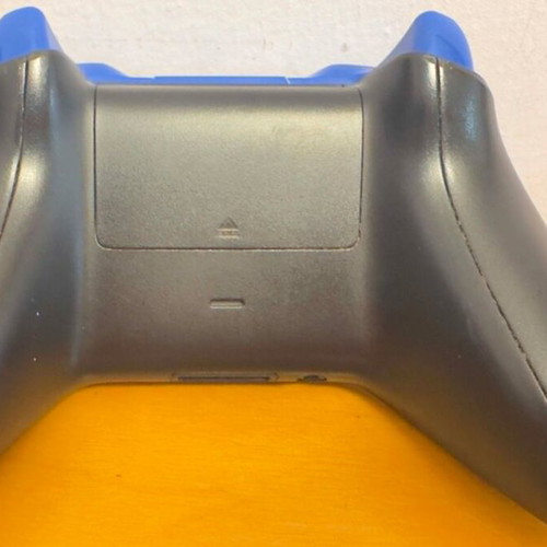 Xbox One wireless controller used with blue buttons