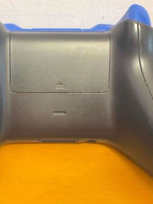 Xbox One wireless controller used with blue buttons