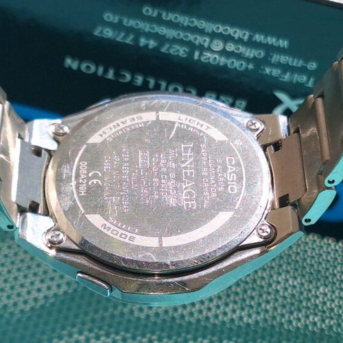 Casio Lineage LCW-M500T titanium watch, sapphire, radio controlled, solar