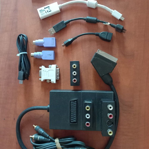 Various computer adapters like new, full set