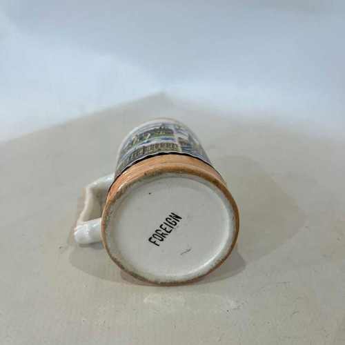 Ceramic souvenir beer mug from London used