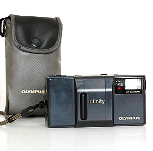 Olympus Infinity (AF-1) , 35mm, Film Camera, με φακό 35mm F2.8 !!  TESTED !