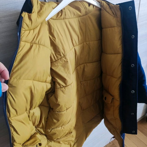 Marks & Spencer reversible jacket for 10-11 years like new, blue and yellow