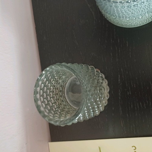 Glass decorative candle holders