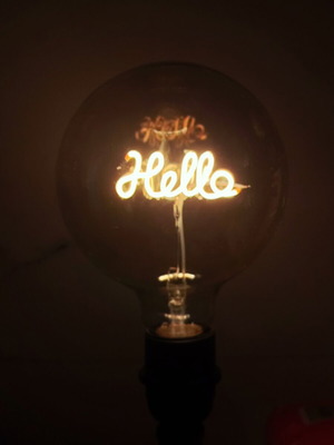 Διακοσμητική λάμπα Led Hello καινούργια