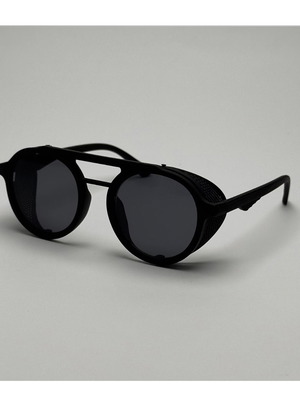 Aviator sunglasses black new with mesh and UV400 protection