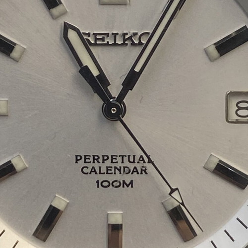 Seiko Perpetual Calendar men's watch like new, stainless steel