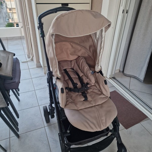 Cam stroller used, beige, foldable, fully functional