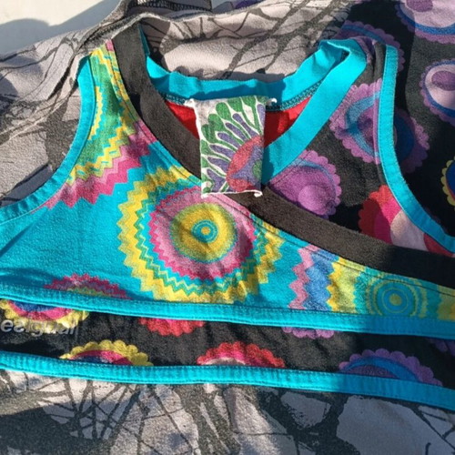 Desigual mako dress size XS like new, colorful, 100% cotton