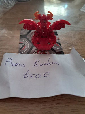 Bakugan Pyrus Krakix 650G figure