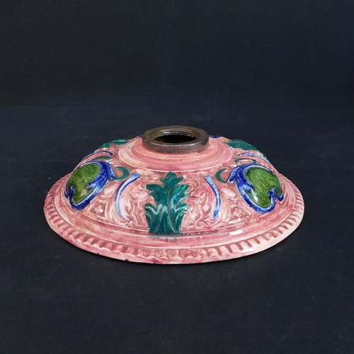 Fuel lamp upper part component faience like new