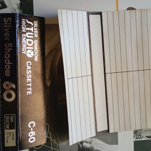 Silver Shadow C-60 reel to reel tape like new with bonus cassette
