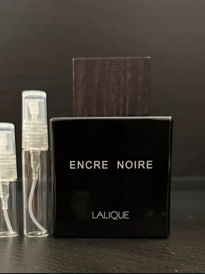Encre Noire Lalique perfume decants available on order