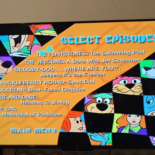 Cartoon Crack-Ups DVD collection with 7 Hanna-Barbera cartoons, used