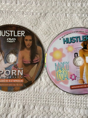Erotic DVD movies like new, pack of 2 Hustler films