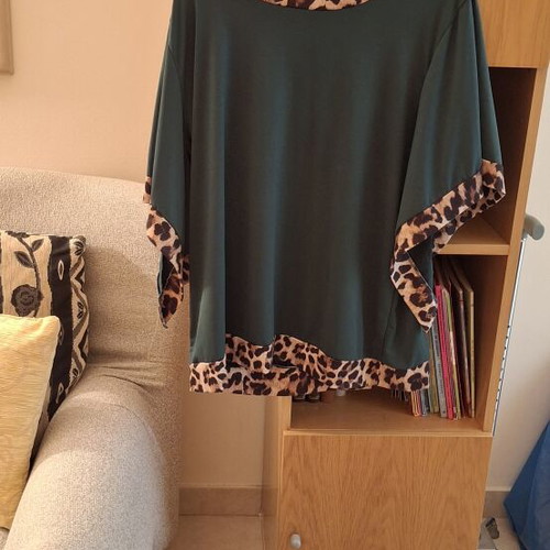 Set blouse and pants XL new, cypress green