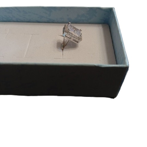 Earring with diamond, zircon, moissanite, silver 925 plated new