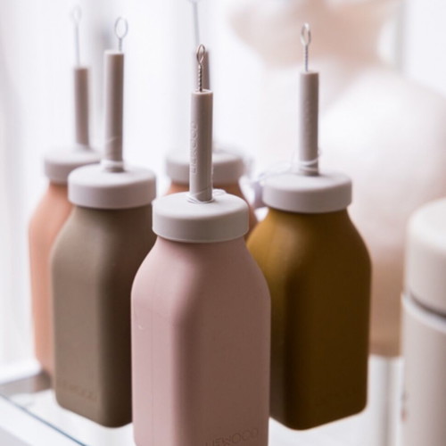 Liewood children's milkshake bottle new silicone material