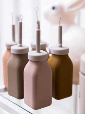 Liewood children's milkshake bottle new silicone material