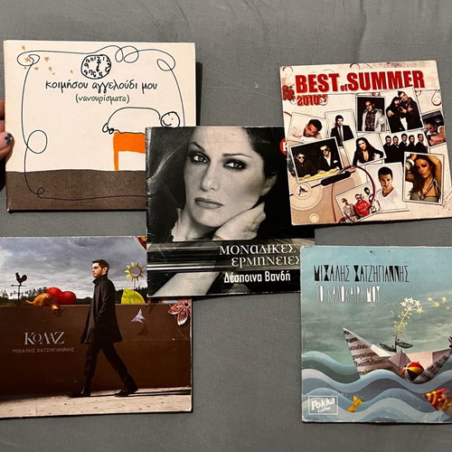 CDs used, pack of 35 with various music genres