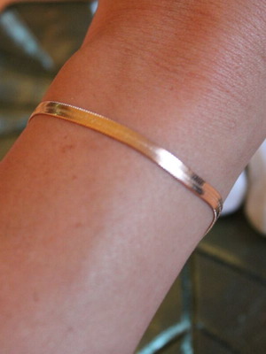 Golden bracelet new