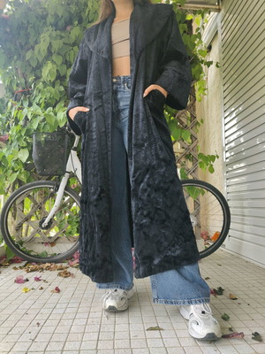 Women's coat black size L like new