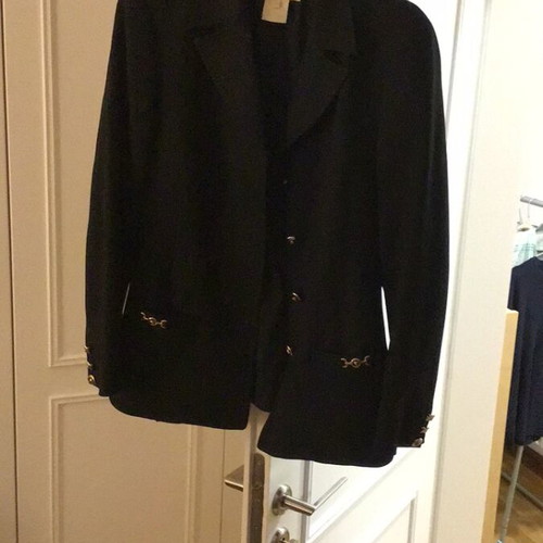 Escada jacket used, black, size L, missing first button